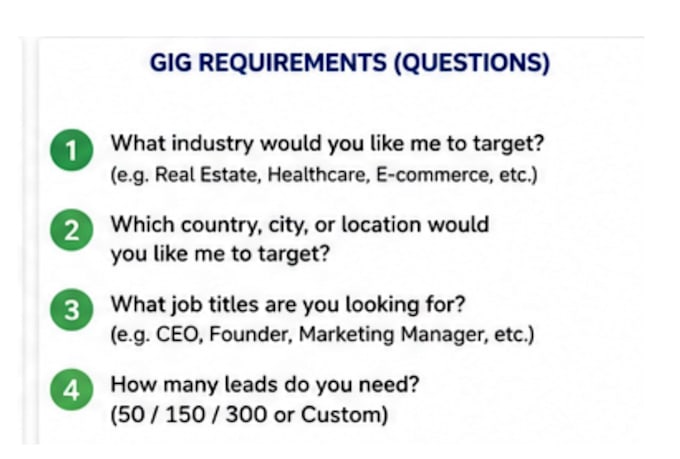 do b2b lead generation and email list building